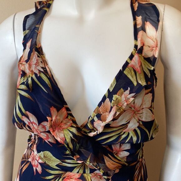 NWT Fashion Nova Paradise Feels Ruffle Mini Dress - Size 3X - Picture 7 of 16